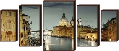  Модульная картина Вечерняя Венеция, A62 фото в интернет-магазине