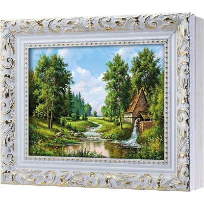  Ключница Мельница в лесу, Алмаз, 13x18 см фото в интернет-магазине