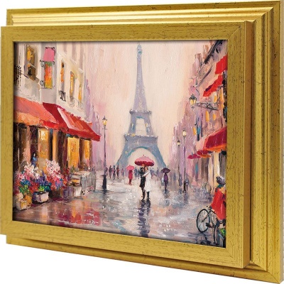 Ключница "Влюблённые под зонтом в Париже", 250х200 мм фото в интернет-магазине