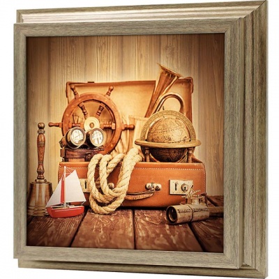  Ключница Морской натюрморт, Антик, 30x30 см фото в интернет-магазине