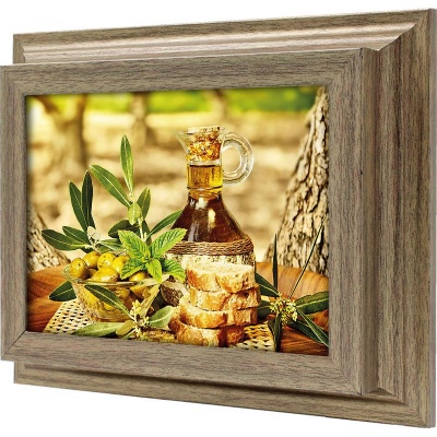  Ключница Натюрморт с оливками, Антик, 13x18 см фото в интернет-магазине