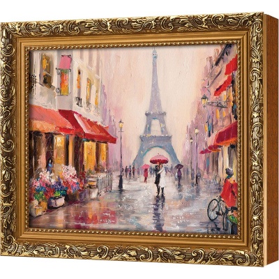  Ключница Влюблённые под зонтом в Париже, Цитрин, 20x25 см фото в интернет-магазине