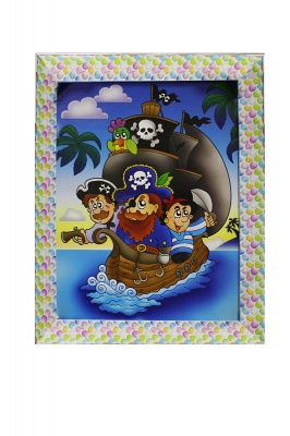  Репродукция в багете Пираты, 29x35 фото в интернет-магазине