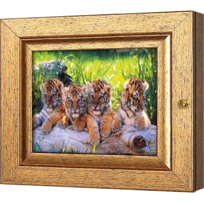  Ключница Тигрята, Авантюрин, 13x18 см фото в интернет-магазине