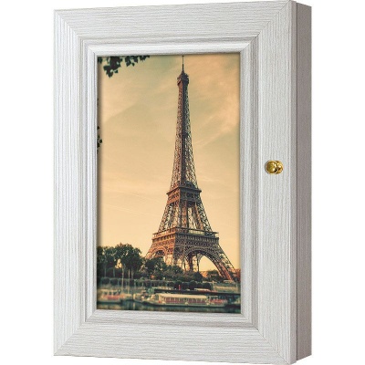  Ключница Романтичный Париж, Жемчуг, 11x20 см фото в интернет-магазине
