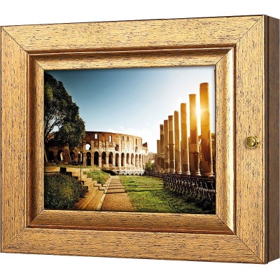  Ключница Колизей при восходе солнца, Авантюрин, 13x18 см фото в интернет-магазине
