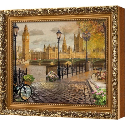  Ключница Велосипедная прогулка по Лондону, Цитрин, 20x25 см фото в интернет-магазине