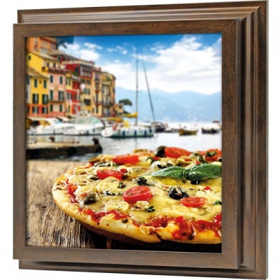  Ключница Итальянская пицца, Бронза, 30x30 см фото в интернет-магазине