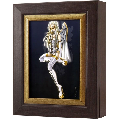  Ключница Девушка-ангел, Турмалин/Золото, 13x18 см фото в интернет-магазине