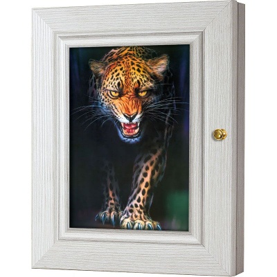  Ключница Леопард, Жемчуг, 13x18 см фото в интернет-магазине