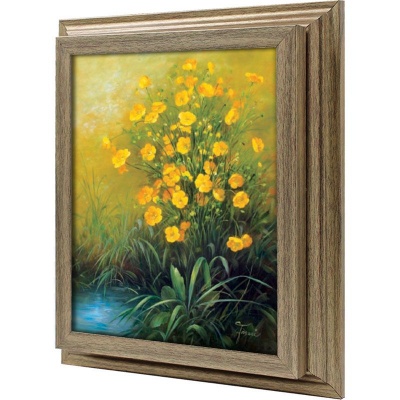  Ключница Желтые цветы, Антик, 20x25 см фото в интернет-магазине
