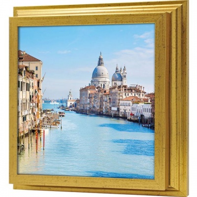  Ключница Венеция. Вид в солнечный день, Золото, 30x30 см фото в интернет-магазине