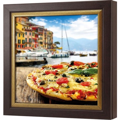  Ключница Итальянская пицца, Турмалин/Золото, 30x30 см фото в интернет-магазине