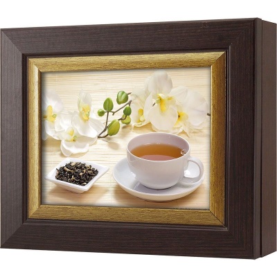 Ключница Жасминовый чай, Турмалин/Золото, 13x18 см фото в интернет-магазине