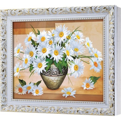  Ключница Ромашки в вазе, Алмаз, 20x25 см фото в интернет-магазине