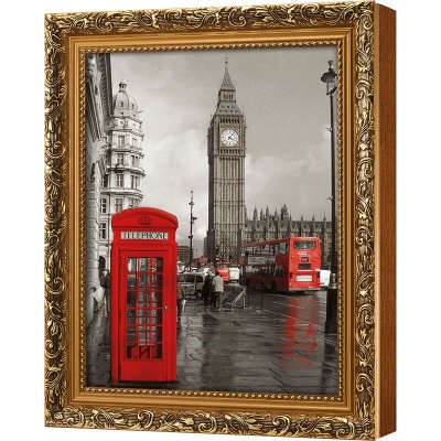  Ключница Красная телефонная будка. Лондон, Цитрин, 20x25 см фото в интернет-магазине