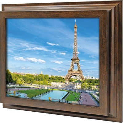  Ключница Вид на Эйфелеву башню. Париж., Бронза, 20x25 см фото в интернет-магазине