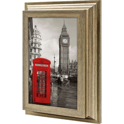  Ключница Красная телефонная будка. Лондон, Антик, 11x20 см фото в интернет-магазине