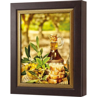  Ключница Натюрморт с оливками, Турмалин/Золото, 20x25 см фото в интернет-магазине