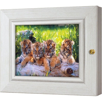  Ключница Тигрята, Жемчуг, 13x18 см фото в интернет-магазине