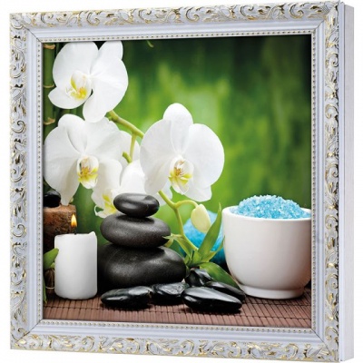  Ключница Гармония орхидей, Алмаз, 30x30 см фото в интернет-магазине