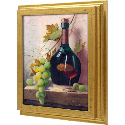  Ключница Красное вино, Золото, 20x25 см фото в интернет-магазине