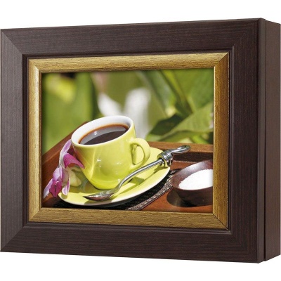  Ключница Чай с бергамотом, Турмалин/Золото, 13x18 см фото в интернет-магазине
