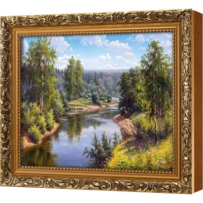  Ключница Проточная река, Цитрин, 20x25 см фото в интернет-магазине