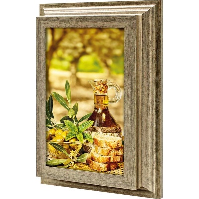  Ключница Натюрморт с оливками, Антик, 11x20 см фото в интернет-магазине