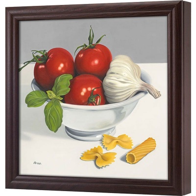  Ключница Овощной натюрморт I, Обсидиан, 30x30 см фото в интернет-магазине