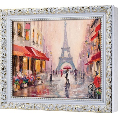  Ключница Влюблённые под зонтом в Париже, Алмаз, 20x25 см фото в интернет-магазине