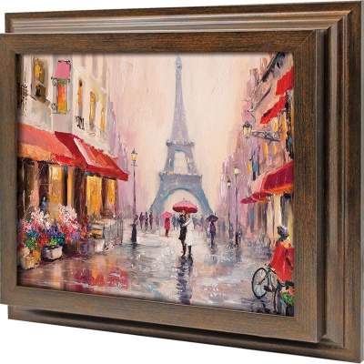  Ключница Влюблённые под зонтом в Париже, Бронза, 20x25 см фото в интернет-магазине