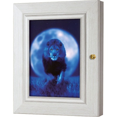  Ключница Африканский лев, Жемчуг, 13x18 см фото в интернет-магазине