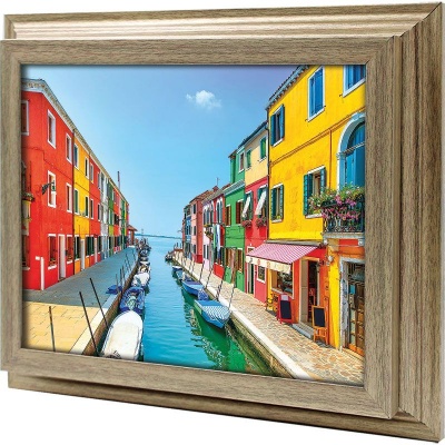  Ключница Венеция. Канал острова Бурано, Антик, 20x25 см фото в интернет-магазине
