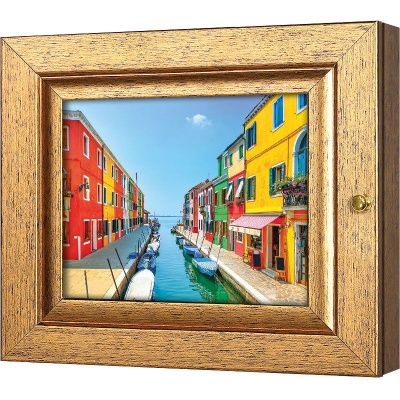  Ключница Венеция. Канал острова Бурано, Авантюрин, 13x18 см фото в интернет-магазине