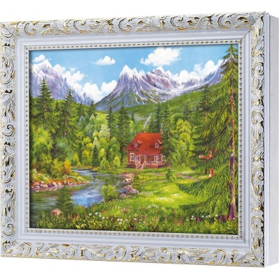  Ключница Домик у ручья, Алмаз, 20x25 см фото в интернет-магазине