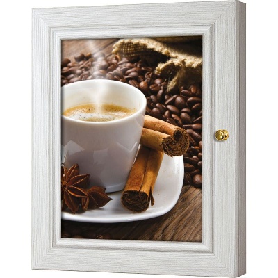  Ключница Кофе и корица, Жемчуг, 20x25 см фото в интернет-магазине