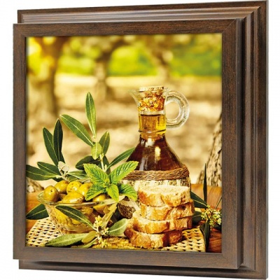  Ключница Натюрморт с оливками, Бронза, 30x30 см фото в интернет-магазине