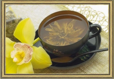  Репродукция в багете Чай с орхидеей, A249 фото в интернет-магазине