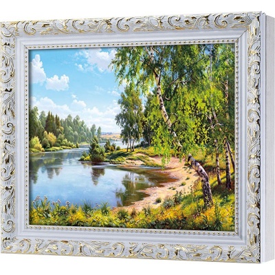  Ключница Берёзы у реки, Алмаз, 20x25 см фото в интернет-магазине