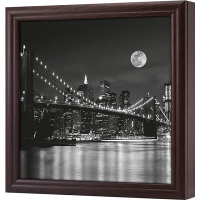  Ключница Стильный Нью-Йорк, Обсидиан, 30x30 см фото в интернет-магазине