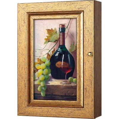  Ключница Красное вино, Авантюрин, 11x20 см фото в интернет-магазине