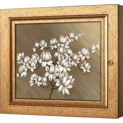  Ключница Цветы сакуры, Авантюрин, 20x25 см фото в интернет-магазине