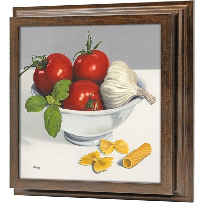  Ключница Овощной натюрморт I, Бронза, 30x30 см фото в интернет-магазине