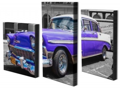  Модульная картина Ретро авто, XT-033 фото в интернет-магазине