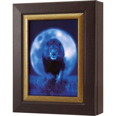 Ключница Африканский лев, Турмалин/Золото, 13x18 см фото в интернет-магазине