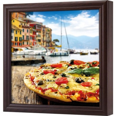  Ключница Итальянская пицца, Обсидиан, 30x30 см фото в интернет-магазине