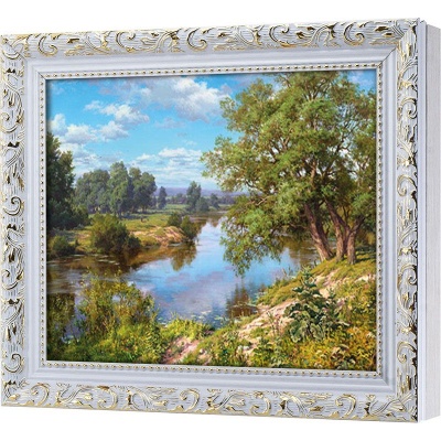  Ключница Пейзаж с рекой, Алмаз, 20x25 см фото в интернет-магазине