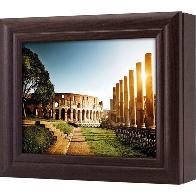  Ключница Колизей при восходе солнца, Обсидиан, 13x18 см фото в интернет-магазине