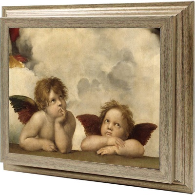  Ключница "Микеланджело. Ангелы", Антик, 25х20 см фото в интернет-магазине